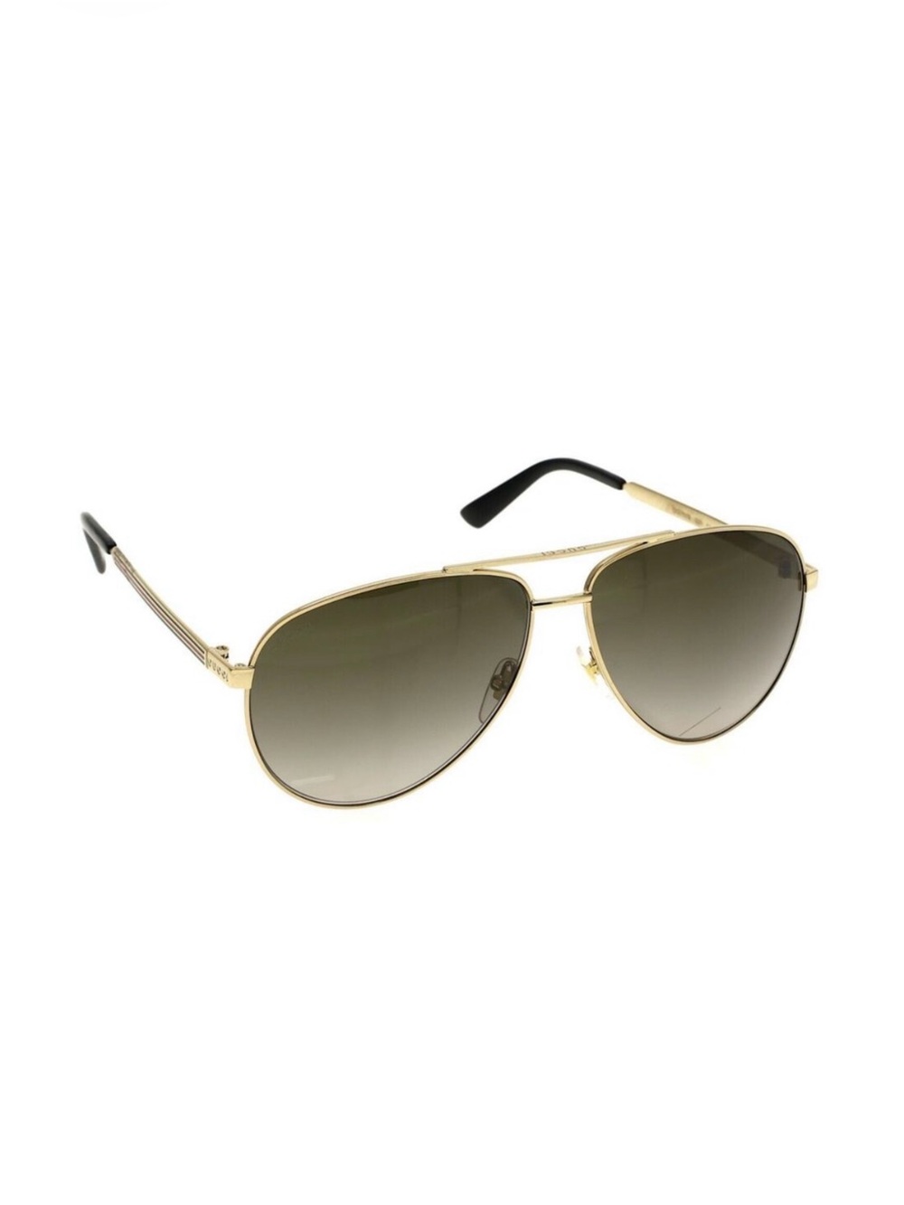 Gucci gg01373 Gold Gradient Aviator Sunglasses
